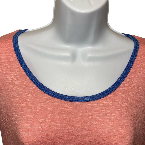 NWT LuLaRoe Pink Classic T Shirt Top Color Block Flowy Short Sleeve Womens Small - Picture 11 of 15